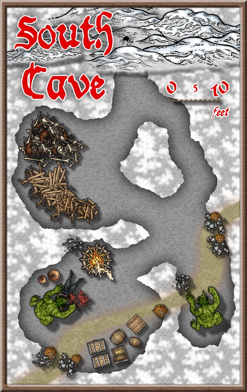 Nibirum Map: trolls cave - south cave by Ricko Hasche